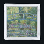 Claude Monet - Water Lily pond, Green Harmony Silver Finish Lapel Pin<br><div class="desc">Water Lily pond,  Green Harmony / Le Bassin aux Nympheas,  Harmonie Verte by Claude Monet in 1899</div>