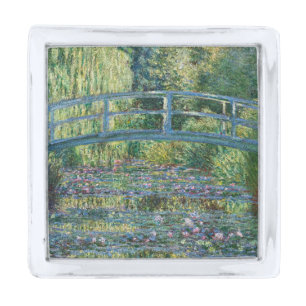 Claude Monet - Water Lily pond, Green Harmony Silver Finish Lapel Pin