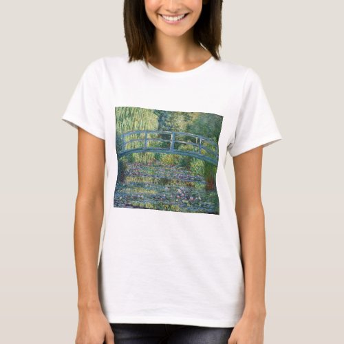 Claude Monet _ Water Lily pond Green Harmony T_Shirt