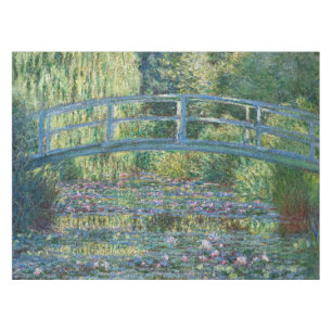 Claude Monet - Water Lily pond, Green Harmony Tablecloth