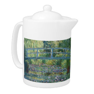 Claude Monet - Water Lily pond, Green Harmony Teapot