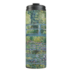 Claude Monet - Water Lily pond, Green Harmony Thermal Tumbler