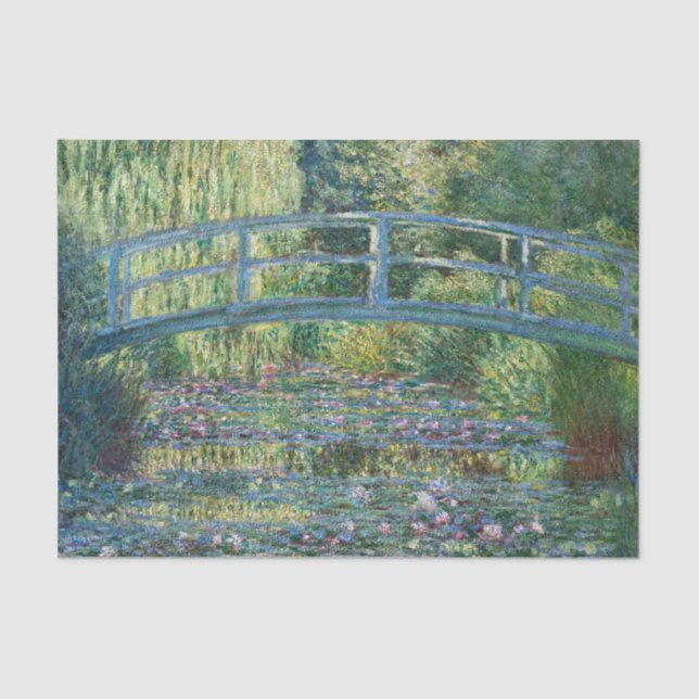 Claude Monet - Water Lily pond, Green Harmony Tissue Paper (Front)