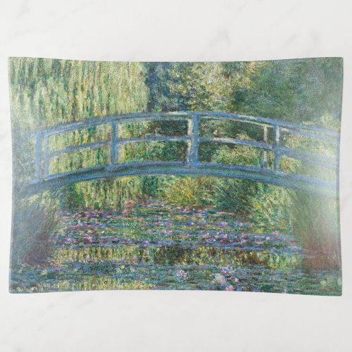 Claude Monet _ Water Lily pond Green Harmony Trinket Tray