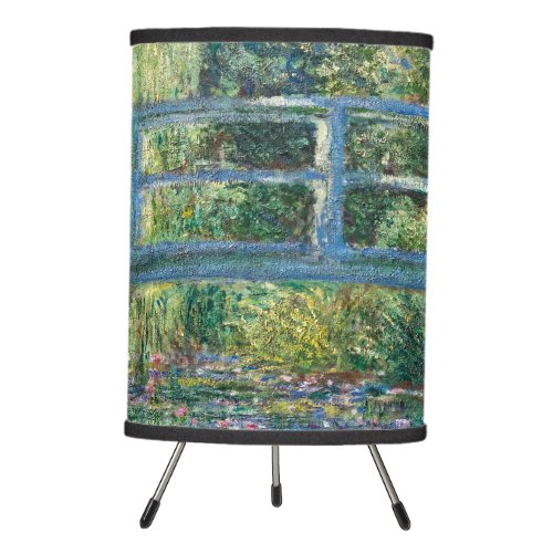 Claude Monet _ Water Lily pond Green Harmony Tripod Lamp