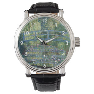 Claude Monet - Water Lily pond, Green Harmony Watch