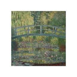 Claude Monet - Water Lily pond, Green Harmony Wood Wall Art
