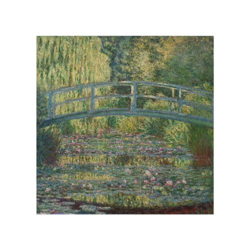 Claude Monet _ Water Lily pond Green Harmony Wood Wall Art
