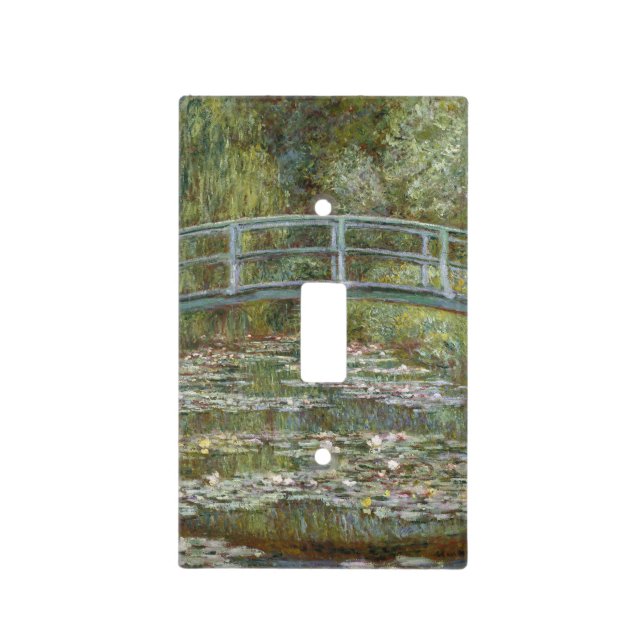 Claude Monet Water Lily Pond (Japanese Footbridge) Light Switch Cover (Front)