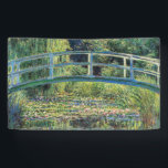 Claude Monet - Water Lily Pond & Japanesese Bridge Banner<br><div class="desc">The Water Lily Pond and the Japanese Bridge / Le Bassin aux nympheas - Claude Monet,  1899</div>