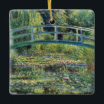 Claude Monet - Water Lily Pond & Japanesese Bridge Ceramic Ornament<br><div class="desc">The Water Lily Pond and the Japanese Bridge / Le Bassin aux nympheas - Claude Monet,  1899</div>