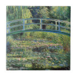 Claude Monet - Water Lily Pond & Japanesese Bridge Ceramic Tile<br><div class="desc">The Water Lily Pond and the Japanese Bridge / Le Bassin aux nympheas - Claude Monet,  1899</div>