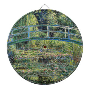 Claude Monet - Water Lily Pond & Japanesese Bridge Dart Board