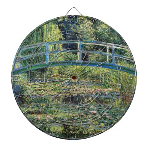 Claude Monet _ Water Lily Pond  Japanesese Bridge Dart Board
