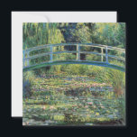 Claude Monet - Water Lily Pond & Japanesese Bridge Invitation<br><div class="desc">The Water Lily Pond and the Japanese Bridge / Le Bassin aux nympheas - Claude Monet,  1899</div>