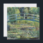 Claude Monet - Water Lily Pond & Japanesese Bridge Invitation<br><div class="desc">The Water Lily Pond and the Japanese Bridge / Le Bassin aux nympheas - Claude Monet,  1899</div>