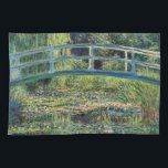 Claude Monet - Water Lily Pond & Japanesese Bridge Kitchen Towel<br><div class="desc">The Water Lily Pond and the Japanese Bridge / Le Bassin aux nympheas - Claude Monet,  1899</div>