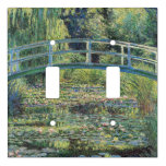 Claude Monet - Water Lily Pond &amp; Japanesese Bridge Light Switch Cover at Zazzle