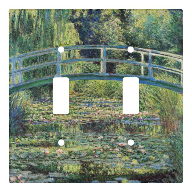 Claude Monet - Water Lily Pond & Japanesese Bridge Light Switch Cover (Front)