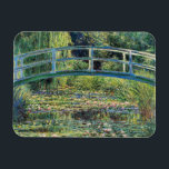 Claude Monet - Water Lily Pond & Japanesese Bridge Magnet<br><div class="desc">The Water Lily Pond and the Japanese Bridge / Le Bassin aux nympheas - Claude Monet,  1899</div>