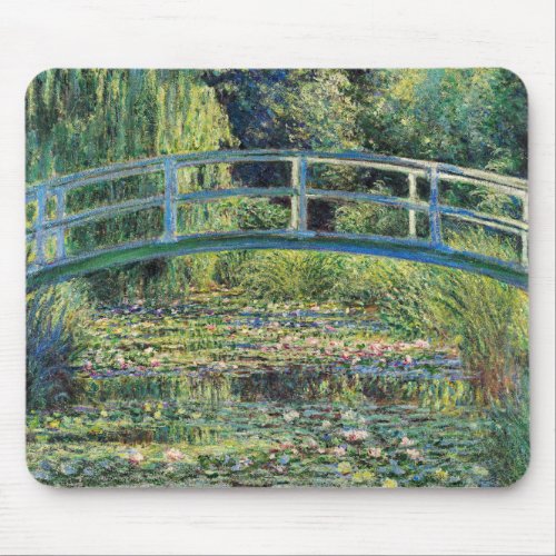 Claude Monet _ Water Lily Pond  Japanesese Bridge Mouse Pad
