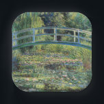Claude Monet - Water Lily Pond & Japanesese Bridge Paper Plates<br><div class="desc">The Water Lily Pond and the Japanese Bridge / Le Bassin aux nympheas - Claude Monet,  1899</div>