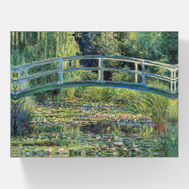 Claude Monet - Water Lily Pond & Japanesese Bridge Paperweight (Front)