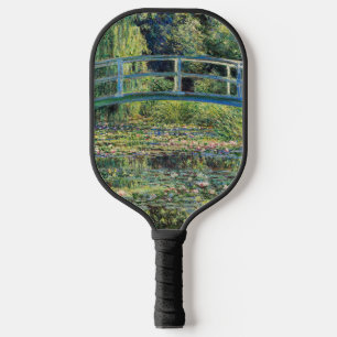 Claude Monet - Water Lily Pond & Japanesese Bridge Pickleball Paddle