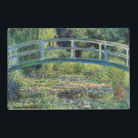 Claude Monet - Water Lily Pond & Japanesese Bridge Placemat<br><div class="desc">The Water Lily Pond and the Japanese Bridge / Le Bassin aux nympheas - Claude Monet,  1899</div>
