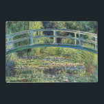 Claude Monet - Water Lily Pond & Japanesese Bridge Placemat<br><div class="desc">The Water Lily Pond and the Japanese Bridge / Le Bassin aux nympheas - Claude Monet,  1899</div>