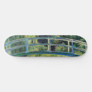 Claude Monet - Water Lily Pond & Japanesese Bridge Skateboard
