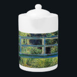 Claude Monet - Water Lily Pond & Japanesese Bridge Teapot<br><div class="desc">The Water Lily Pond and the Japanese Bridge / Le Bassin aux nympheas - Claude Monet,  1899</div>