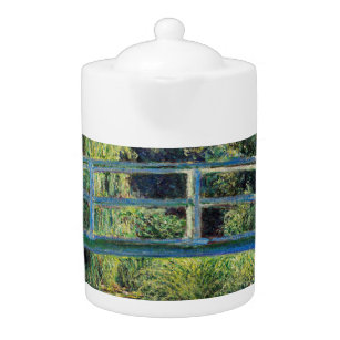 Claude Monet - Water Lily Pond & Japanesese Bridge Teapot