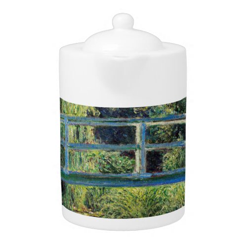 Claude Monet _ Water Lily Pond  Japanesese Bridge Teapot
