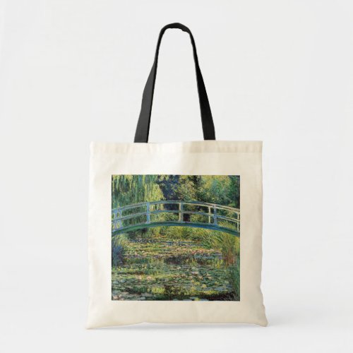 Claude Monet _ Water Lily Pond  Japanesese Bridge Tote Bag