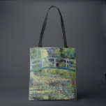 Claude Monet - Water Lily Pond & Japanesese Bridge Tote Bag<br><div class="desc">The Water Lily Pond and the Japanese Bridge / Le Bassin aux nympheas - Claude Monet,  1899</div>