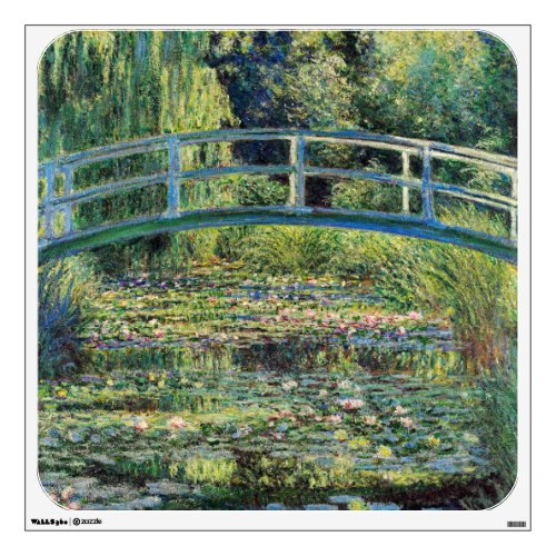 Claude Monet _ Water Lily Pond  Japanesese Bridge Wall Decal