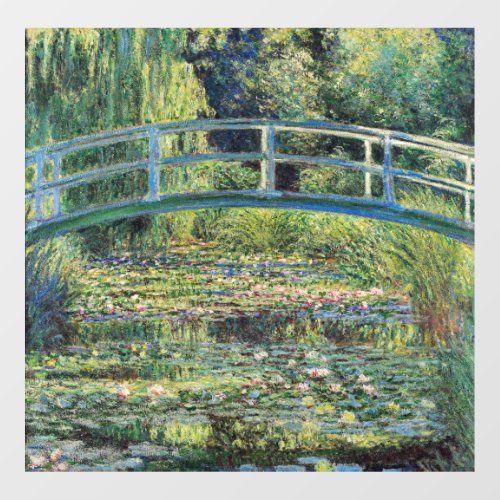 Claude Monet _ Water Lily Pond  Japanesese Bridge Wall Decal