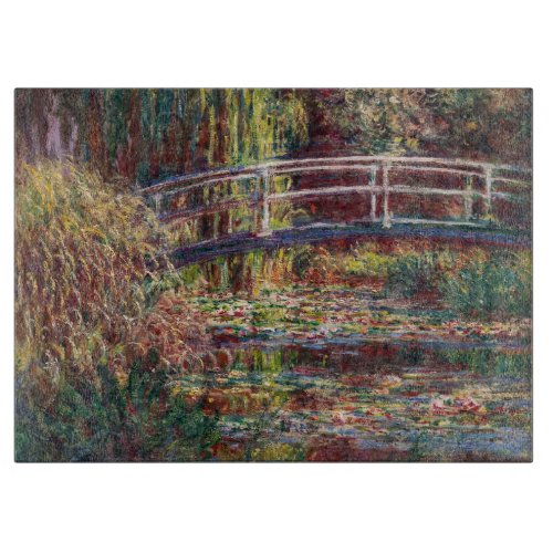 Claude Monet _ Water Lily pond Pink Harmony Cutting Board