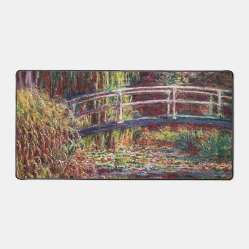 Claude Monet _ Water Lily pond Pink Harmony Desk Mat