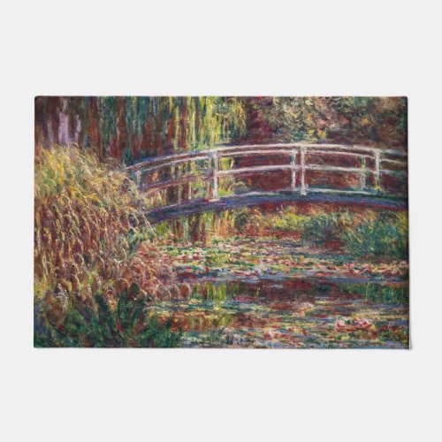 Claude Monet _ Water Lily pond Pink Harmony Doormat