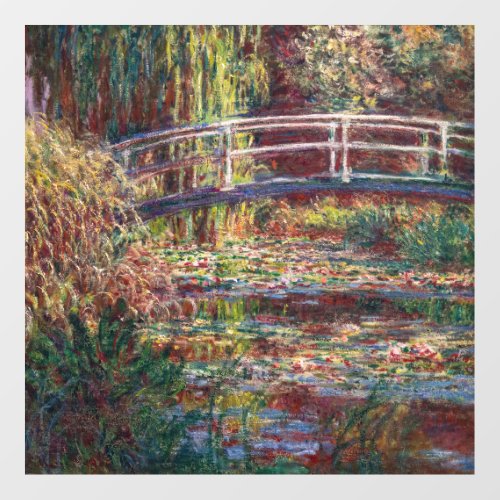 Claude Monet _ Water Lily pond Pink Harmony Floor Decals