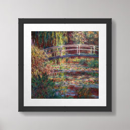 Claude Monet - Water Lily pond, Pink Harmony Framed Art