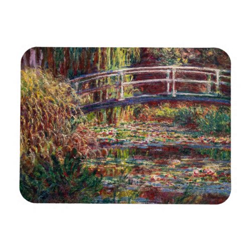 Claude Monet _ Water Lily pond Pink Harmony Magnet