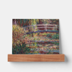 Claude Monet - Water Lily pond, Pink Harmony Picture Ledge