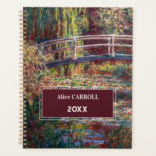 Claude Monet _ Water Lily pond Pink Harmony Planner