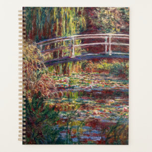 Claude Monet - Water Lily pond, Pink Harmony Planner