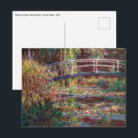 Claude Monet - Water Lily pond, Pink Harmony Postcard<br><div class="desc">Water Lily pond,  Pink Harmony / Le Bassin aux Nympheas,  Harmonie Rose by Claude Monet in 1900</div>