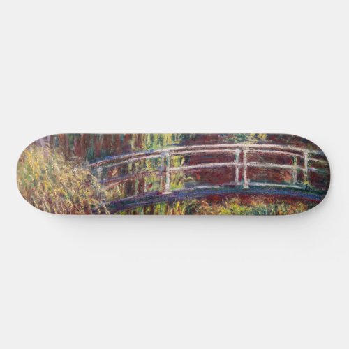 Claude Monet _ Water Lily pond Pink Harmony Skateboard