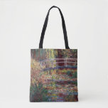 Claude Monet - Water Lily pond, Pink Harmony Tote Bag<br><div class="desc">Water Lily pond,  Pink Harmony / Le Bassin aux Nympheas,  Harmonie Rose by Claude Monet in 1900</div>